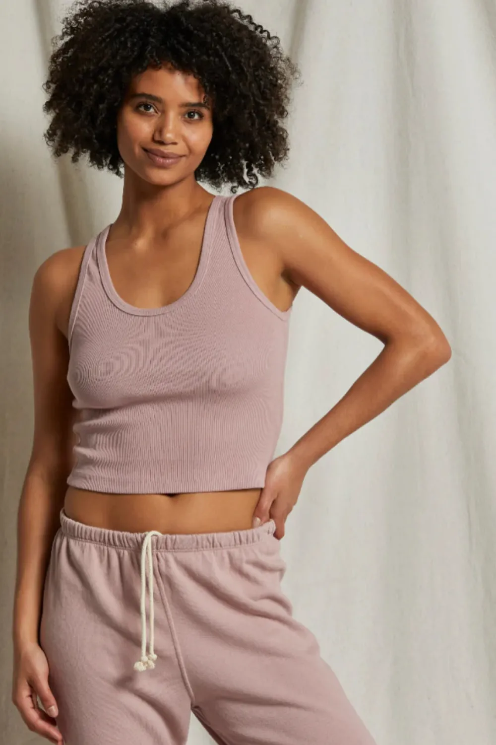 Without Sleeves*Perfectwhitetee - Blondie Tank MAUVE