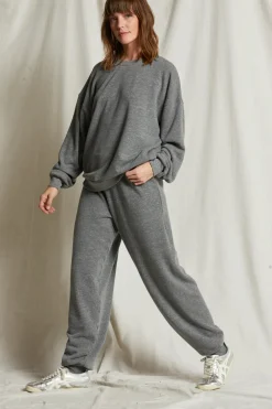 Sweatpants*Perfectwhitetee - Dre Luxe Fluff Fleece Jogger HEATHER GREY