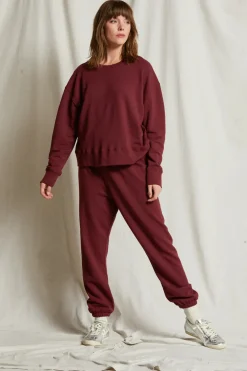 Sweatpants*Perfectwhitetee - Johnny French Terry Sweatpant CRANBERRY