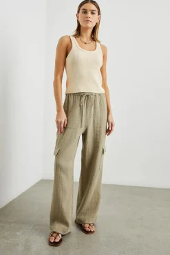 Without Sleeves*Rails - Albie tank IVORY