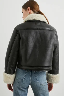 Leathers & Shearling*Rails - Imani BLACK IVORY