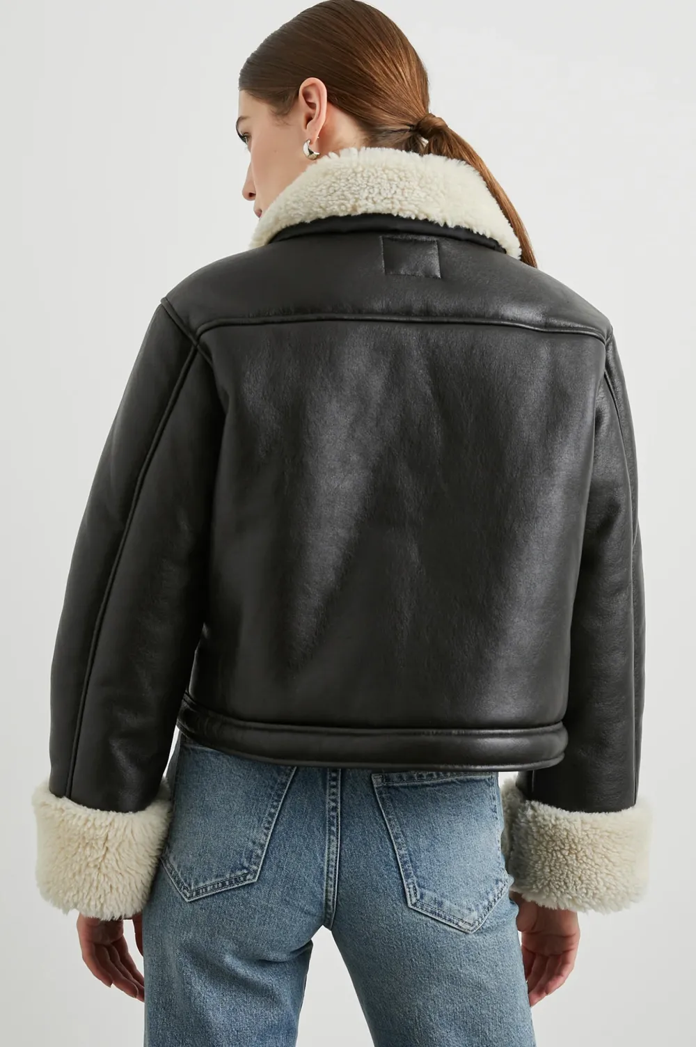 Leathers & Shearling*Rails - Imani BLACK IVORY