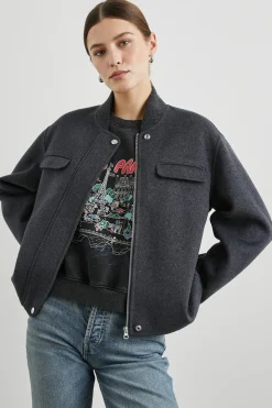 Bomber*Rails - Kinsley CHARCOAL