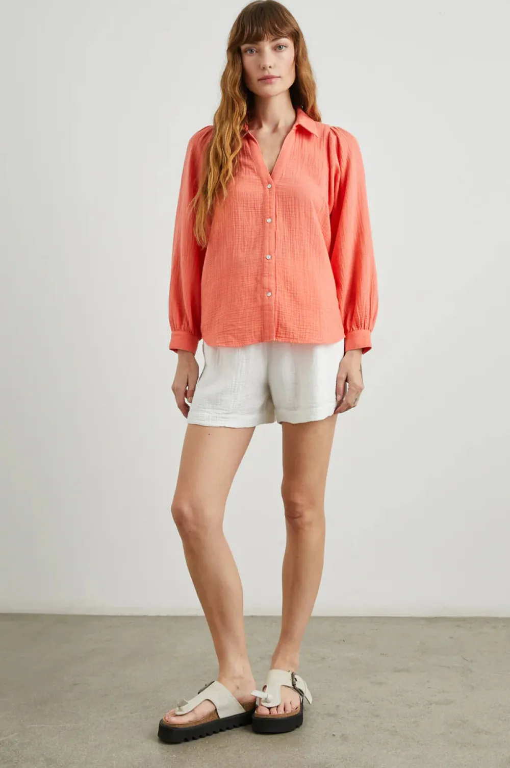 Blouses & Shirts*Rails - Lo Shirt PAPAYA