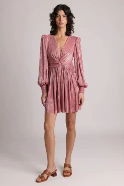 Occasions|Short*Sabina Musayev Sabina Muayev - Golda Dress ANTIQUE PINK