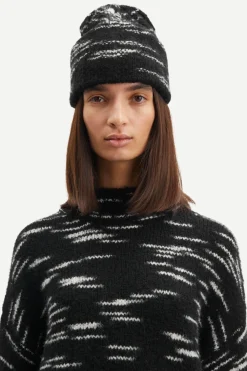 Wool & Cashmere*Samsoe Samsoe - Celeste Mock Neck BLACK MEL