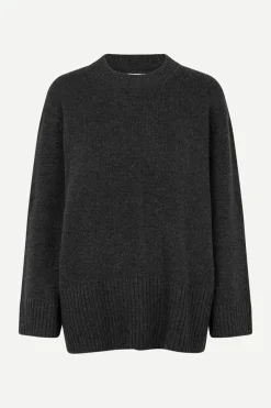 Long Sleeves*Samsoe Samsoe - Eliette Crew Neck PHANTOM