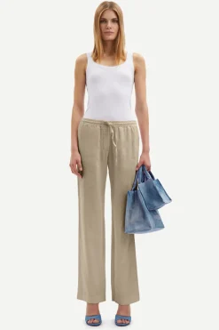 Trouser*Samsoe Samsoe - Hoys String Trouser CHINCHILLA