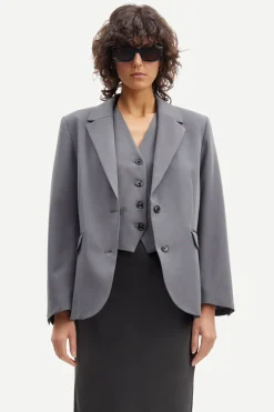 Blazers & Vestes*Samsoe Samsoe - Ramona Blazer IRON GATE