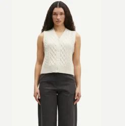 Wool & Cashmere*Samsoe Samsoe - Sadene Vest TURTLEDOVE