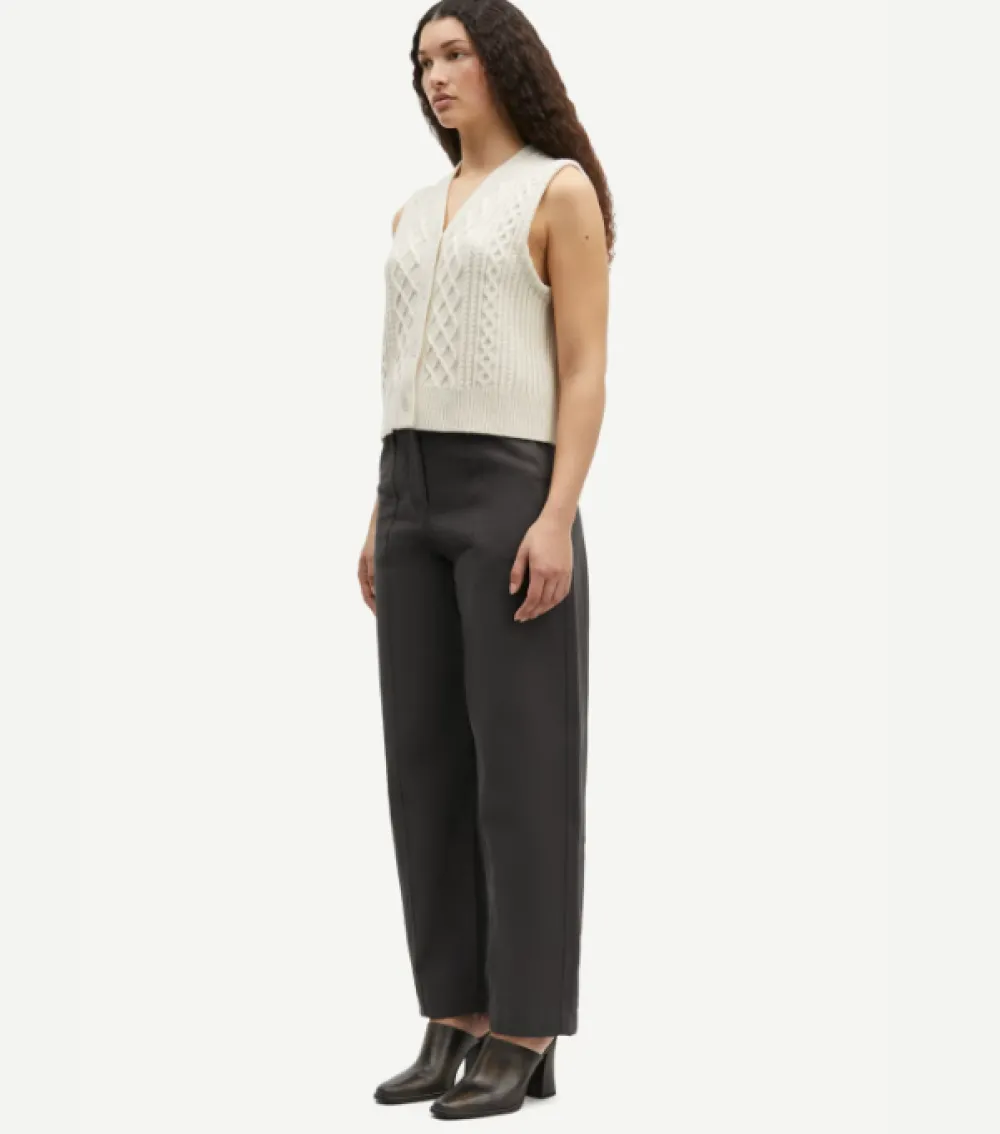 Wool & Cashmere*Samsoe Samsoe - Sadene Vest TURTLEDOVE