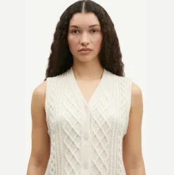 Wool & Cashmere*Samsoe Samsoe - Sadene Vest TURTLEDOVE
