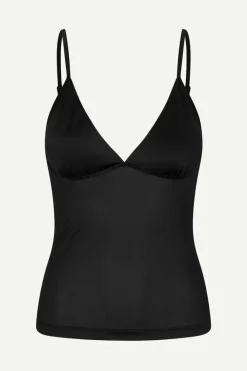 Without Sleeves*Samsoe Samsoe - Safaye Strap Top BLACK