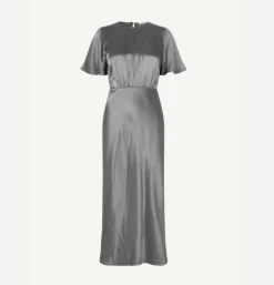 Occasions|Long*Samsoe Samsoe - Salucinda Dress BLACK OYSTER
