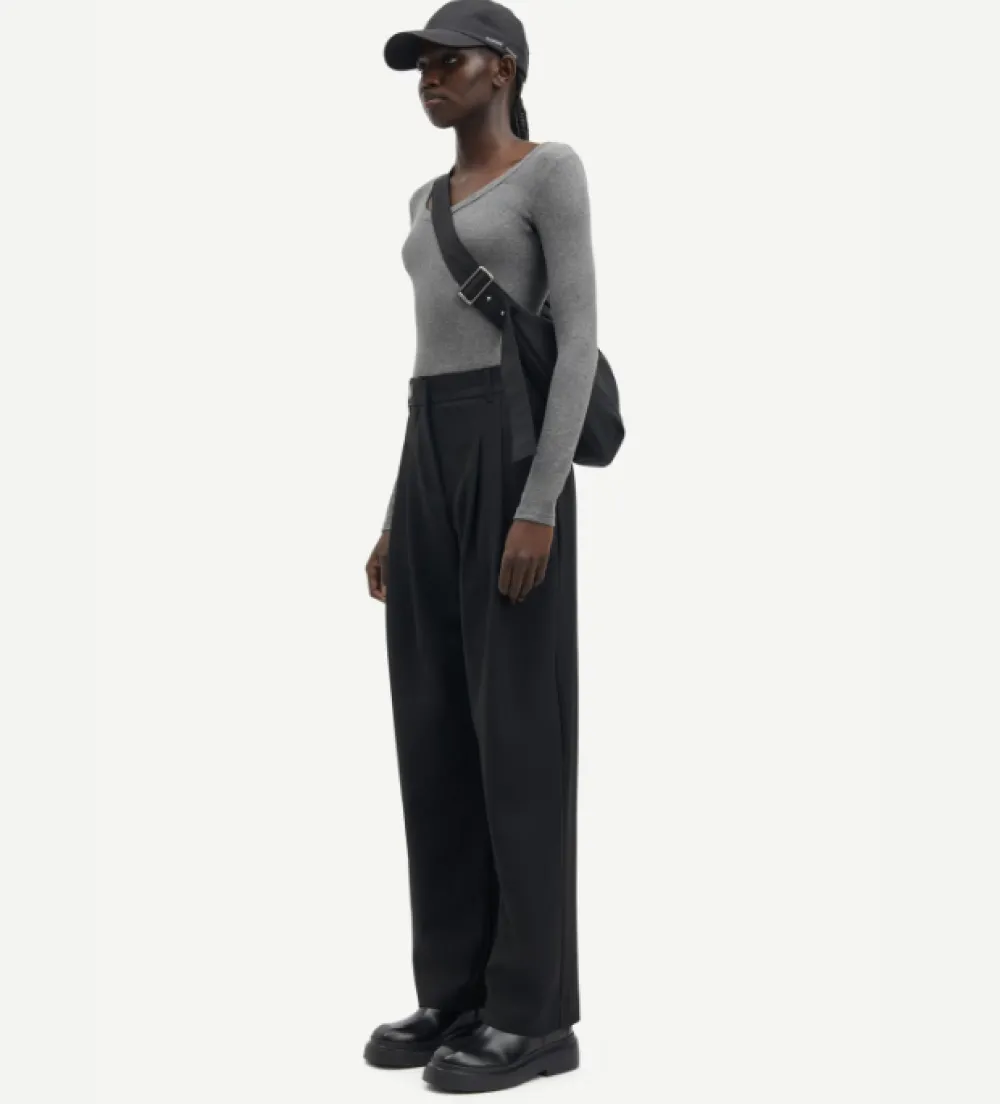 Trouser*Samsoe Samsoe - Saluzy Trouser BLACK