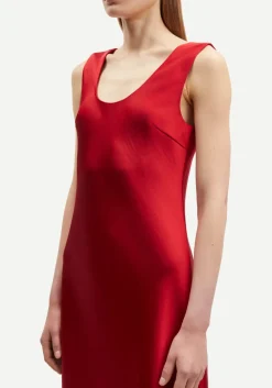Occasions|Midi*Samsoe Samsoe - Sasumma Dress SCARLET SAGE