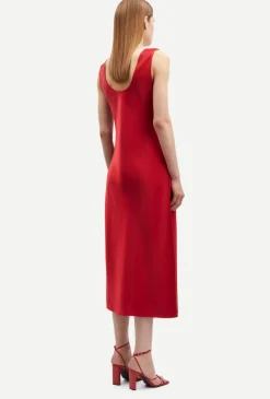Occasions|Midi*Samsoe Samsoe - Sasumma Dress SCARLET SAGE