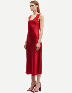 Occasions|Midi*Samsoe Samsoe - Sasumma Dress SCARLET SAGE