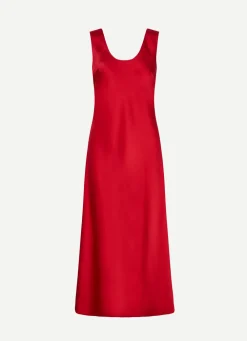 Occasions|Midi*Samsoe Samsoe - Sasumma Dress SCARLET SAGE