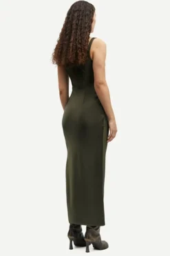 Long*Samsoe Samsoe - Sunna Dress FOREST NIGHT