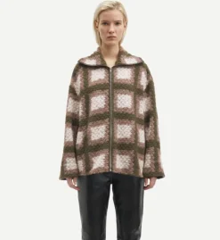 Cardigans*Samsoe Samsoe - Tess Overshirt Full Zip ABBEY STONE SQUARE