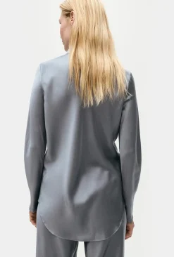 Blouses & Shirts*silk laundry - Bias Cut Shirt STORM