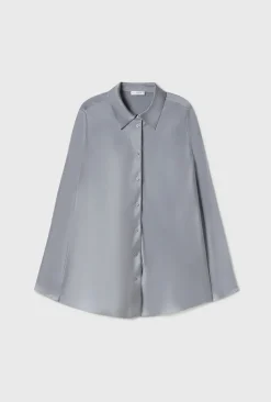 Blouses & Shirts*silk laundry - Bias Cut Shirt STORM