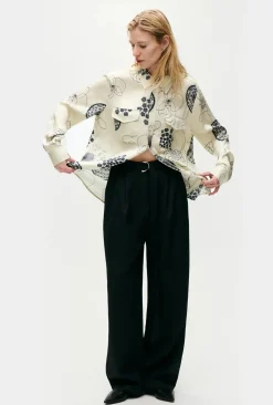 Blouses & Shirts*silk laundry - Boyfriend Shirt FIBONACCI OFF-WHITE