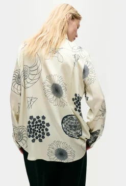 Blouses & Shirts*silk laundry - Boyfriend Shirt FIBONACCI OFF-WHITE