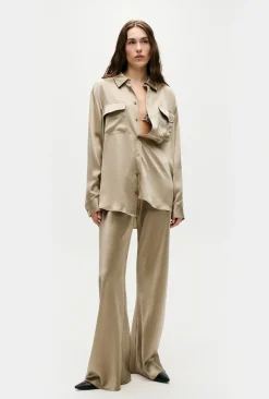 Blouses & Shirts*silk laundry - Boyfriend Shirt GRAPHITE