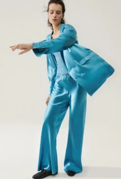 Blazers & Vestes*silk laundry - Relaxed Blazer LAKE