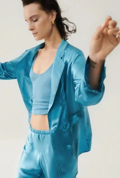 Blazers & Vestes*silk laundry - Relaxed Blazer LAKE