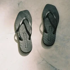 Sandals*Sleepers - Tapered Flip-flops BLACK