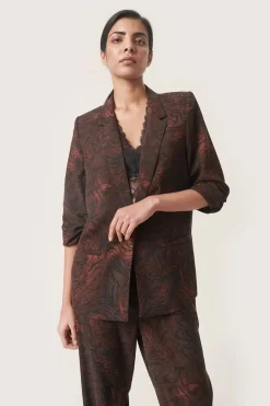 Blazers & Vestes*Soaked in Luxury - SLShirley Printed Blazer JAVA SWIRL PRINT