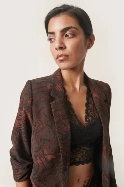 Blazers & Vestes*Soaked in Luxury - SLShirley Printed Blazer JAVA SWIRL PRINT