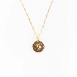 Colliers*Deux Lions Two Lions - Zodiac Female Body Gold Capricorn