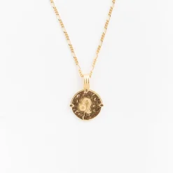 Colliers*Deux Lions Two Lions - Zodiac Female Body Gold Leo