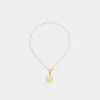 Colliers*Deux Lions Two Lions x Billie - Exclusive Necklace 15.5" Quartz Rose