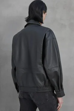 Leathers & Shearling*Velvet - California DS Outerwear Jacket VINTAGE BLACK