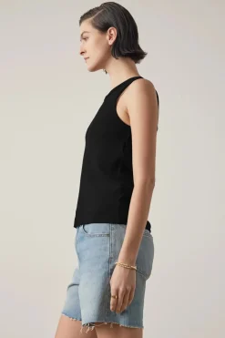 Without Sleeves*Velvet - Cruz BLACK