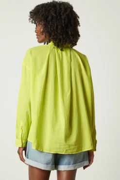 Blouses & Shirts*Velvet - Devyn Cotton Shirting Shirt BELIEVE