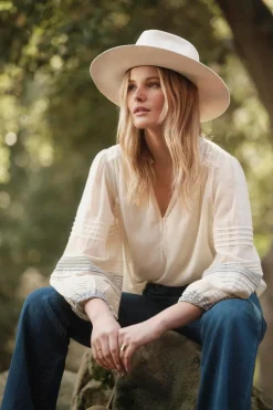 Blouses & Shirts*Velvet - Matilda CREAM