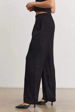 Trouser*Velvet - Rhetta BLACK