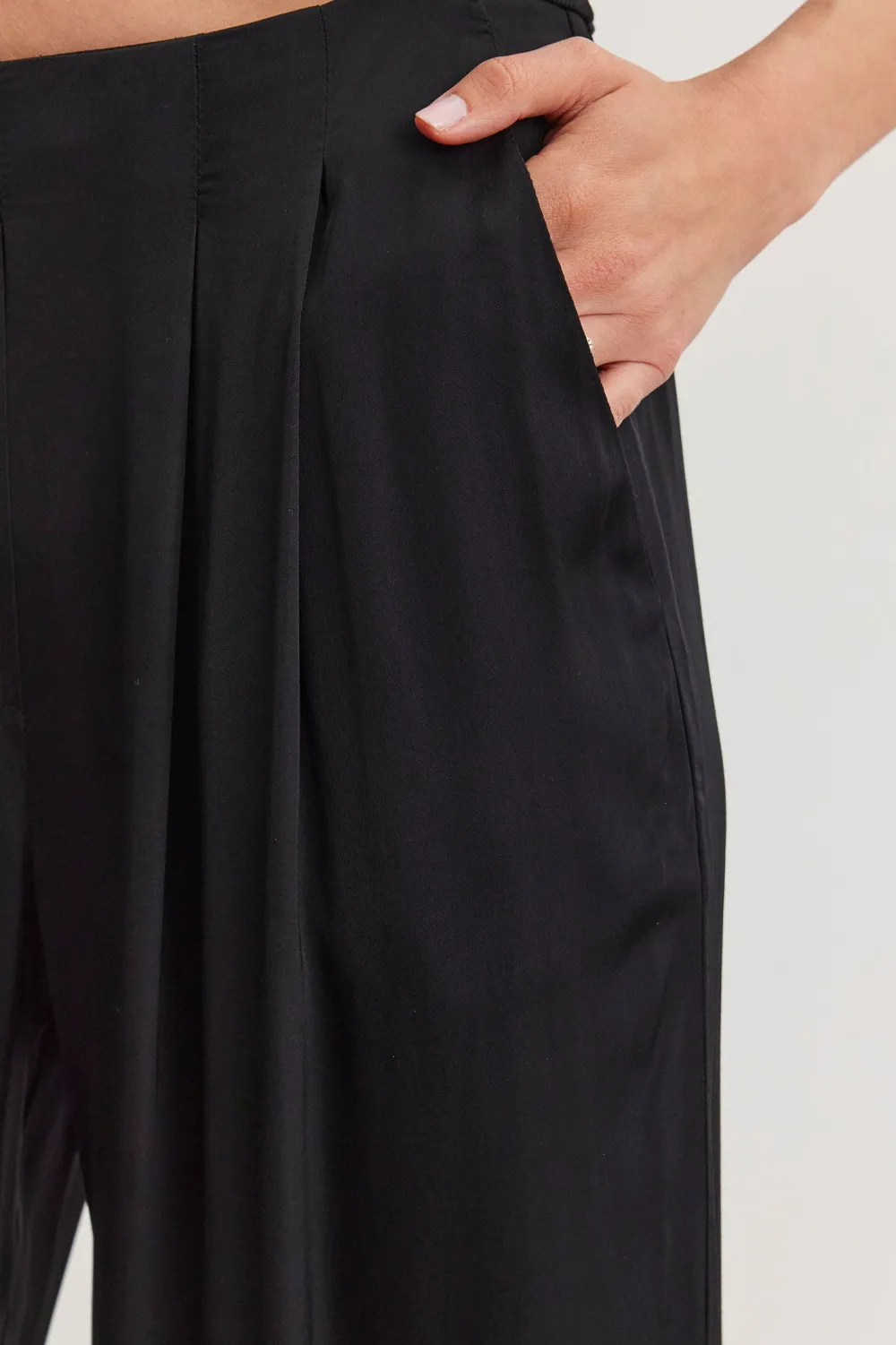Trouser*Velvet - Rhetta BLACK