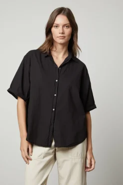Blouses & Shirts*Velvet - Shannon BLACK