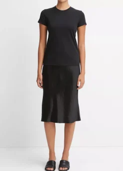 Short Sleeves*Vince - Essential Crew BLACK