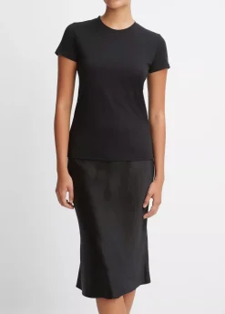 Short Sleeves*Vince - Essential Crew BLACK