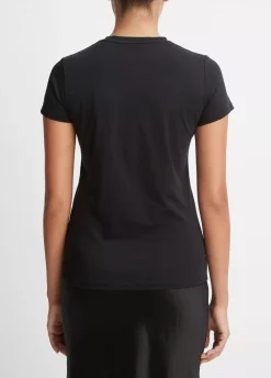 Short Sleeves*Vince - Essential Crew BLACK