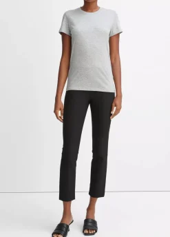 Short Sleeves*Vince - Essential Crew HEATHER GREY