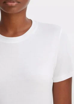 Short Sleeves*Vince - Essential Crew OFF WHITE